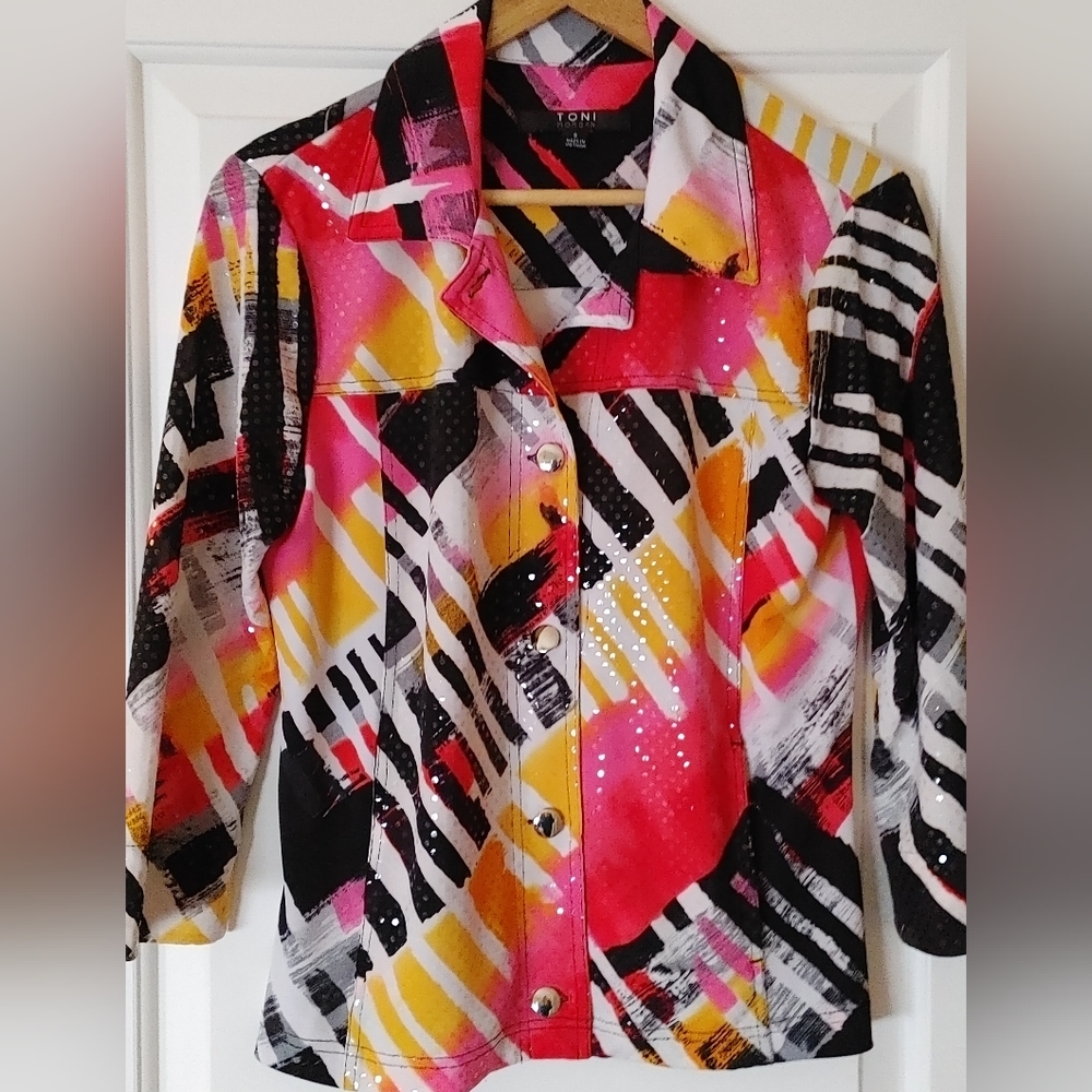 Toni Morgan Vibrant Dressy Jacket ~ Size S